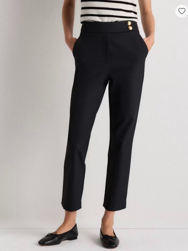 Quince Scuba Slim Ankle Pants